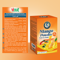 20 Zakken/doos Gevriesdroogd Instant Mango Vruchtensap Poedervrij Monster, Groothandel Drank Frisdrank/Private Label Oem