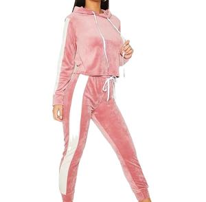 Conjunto de Sudadera con Capucha y Pantalones Deportivos, Conjunto Deportivo de Invierno Bordado Informal para Hombre, de Dos Piezas, de Forro Polar Corto, Transpirable 2026 - Product Image 4