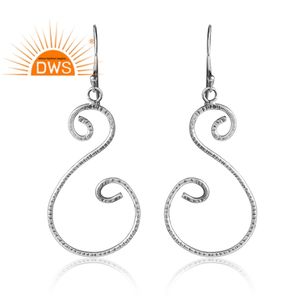 Última venta 925 pendiente oxidado de plata joyería personalizada para mujer regalo para ella - Product Image 1