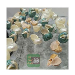 UNIQUE COUPE À BOIRE À VIN EN COQUILLE D'ESCARGOT FABRIQUÉ AU VIETNAM BEACH VIBE COUPE À COQUILLE DE MER VENTE EN GROS ET AU DÉTAIL COUPE À VIN TENDANCE CHAUDE 2025 - Product Image 1