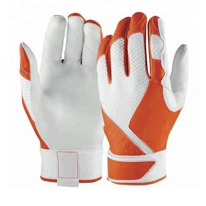 Gants de frappe de baseball en cuir haute performance, poignet réglable avec paume rembourrée en tissu respirant - Product Image 2