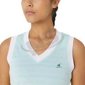 Venta al por mayor de uniforme de tenis de LICRA de algodón para mujeres de secado rápido ligero ropa deportiva de equipo diseño de sublimación personalizado - Product Image 6