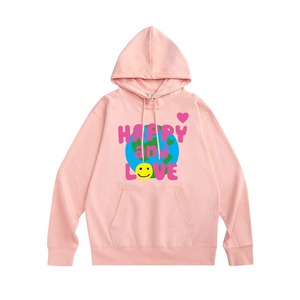 เสื้อฮู้ดดี้โอเวอร์ไซส์ผู้ชายผ้าฝ้ายจากผู้ผลิต OEM หลายสี พิมพ์ลายนูน 3 มิติ ผ้าฟลีซระบายอากาศได้ดี เหมาะสำหรับฤดูหนาว - Product Image 1