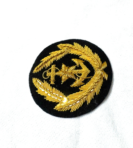 Patch brodé à la main en fil de bullion, badges en tissu tendance, faits à la main avec emballage personnalisé, broderie à faible coût - Product Image 3