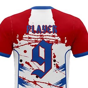 Maillot de football élégant en polyester 100% Chemises de football d'entraînement Uniforme de football français pour adultes Techniques de sublimation et d'impression - Product Image 6