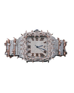 Montre pour homme en moissanite D VVS certifiée GRA, entièrement sertie de diamants, style hip-hop, fabrication artisanale, modèle 2026 - Product Image 1