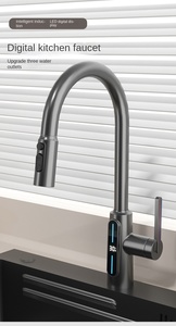 Grifo de Cocina Inteligente con Pantalla Digital de Temperatura, Salida de Agua Fría y Caliente, Diseño Extraíble para una Fácil Limpieza - Product Image 3