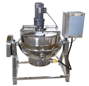 Fast Selling High Quality 200L 304 Stainless Steel Electric 13.2 Gallon Capacity Tilting Jacketed Kettle with Scraper Agitator - Product Image 2
