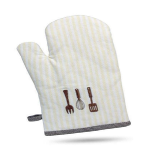 Vente en gros de mitaines de four 100% coton impression numérique personnalisée nouveau design uni doux à la mode durable facile à manipuler prix écologique - Product Image 5