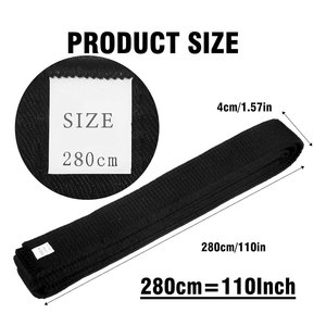 Venta al por mayor OEM nuevo 2025 CINTURÓN DE Taekwondo de alta calidad 100% algodón artes marciales Karate cinturón para la venta - Product Image 2