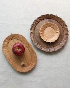 Assiettes décoratives en bois de table Offre Spéciale meilleure qualité, couleur brunâtre foncé, assiettes en bois indiennes - Product Image 3