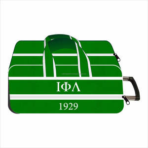 Iota Phi Lambda Cordura Rolling Duffel Bag-Sac de rangement de voyage - Product Image 2