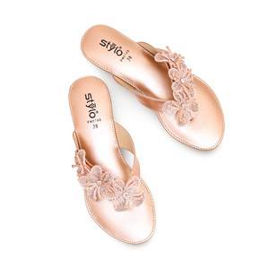 รองเท้าแตะแฟนซีพีช FN0748 Chappal - Product Image 1