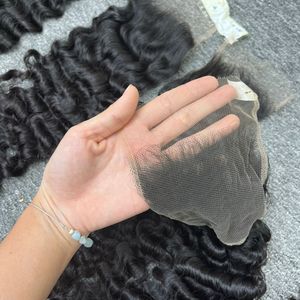 ผมต่อจากมนุษย์แท้100% สำหรับผู้หญิงเวียดนามมีฐานเป็นวิกผมยาวสีดำหยิกสไตล์พม่าแบบไม่ใช้กาว - Product Image 5