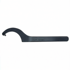 AMF Din 1810 B <b>Hook</b> Wrench with Pin for Nuts 180-195 mm Outer Diameter 10.0 mm Pin Diameter - Product Image 3
