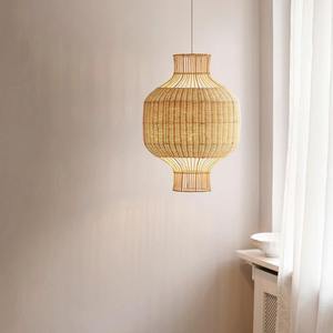 High Quality European Decorative Rattan Hanging Lampshade for Home Interior <b>Lighting</b> Cheap Wholesale for Home & Hotel Use - Product Image 3