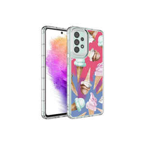 Coque Premium pour A13 4G avec protection de l'appareil photo, motifs colorés, résistante aux UV, antichoc, en silicone rigide, pour 13 Pro Max - Product Image 1