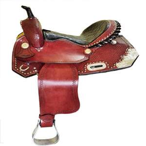 Vente en gros de selles de course de baril en cuir véritable de qualité supérieure faites à la main selles de cheval Western en vrac selles de rodéo approvisionnement direct - Product Image 1