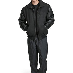 Vestes universitaires en laine légère de qualité supérieure pour hommes Design noir personnalisable OEM de haute qualité Letterman Standout respirant hiver - Product Image 1