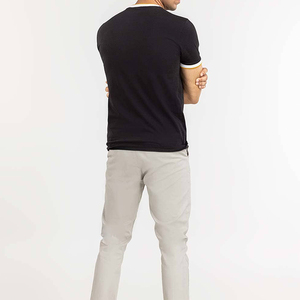 เสื้อยืดแขนยาวผ้าฝ้ายผู้ชาย, เสื้อยืดนุ่มน้ำหนักเบาสบายสวมใส่ในยิมวิ่งกลางแจ้งใส่ในชีวิตประจำวัน - Product Image 4