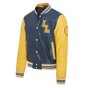 Chaqueta Universitaria de Béisbol Personalizada para Hombre, Estilo Bomber, Manga Larga, Invierno, Frente Sólido, Cortavientos - Product Image 5