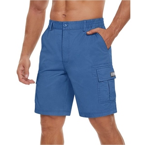 Pantalones Cortos Deportivos Premium para Hombre, Estilo Jogger, Cierre de Cremallera, Cintura Media, Color Sólido, Cómodos, Ligeros, Ropa Deportiva, Servicio OEM - Product Image 1