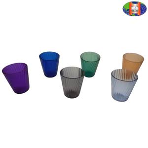 Ensemble de tasses en plastique en verre coloré assorti pour des occasions spéciales - Product Image 5