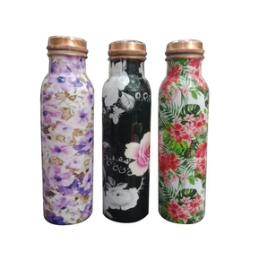 Bouteille en cuivre à usage de voyage Boissons et stockage de qualité alimentaire-Bouteille de haute qualité personnalisée de 900 ML - Product Image 6