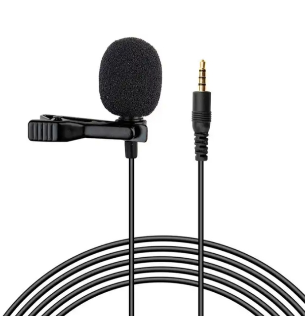 Wired 3.5MM Lavalier Lapel Mic for Android Professional Clip for Phone and Laptop Mini Microphone