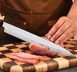 Cuchillo de Cocina Japonés de Acero Superior, Bisel Único, Mango Octagonal Duradero de Primera Calidad, Cuchillo Profesional Tradicional S/g - Product Image 5