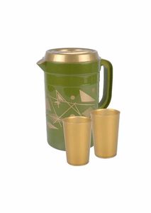 Jarra de Agua Redonda de Plástico con Acabado Liso en Colores Vibrantes, Fácil de Limpiar, Jarra para Beber, Suministro al por Mayor, Calidad Premium - Product Image 5