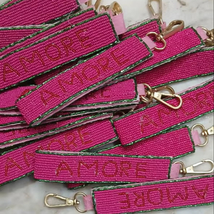 Charm de Bolso con Letra CIAO, Hecho a Mano con Cuentas de Tela, Accesorio de Moda, Correa de Regalo, Duradero, Venta al por Mayor, Exportación Premium - Product Image 4