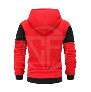 Sudadera con capucha de invierno para hombre personalizada del fabricante 100% algodón moda callejera de alta calidad con cremallera e impresión digital - Product Image 2