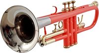 Bulk Supplier Trumpet for Students Beginners Free Hard Case 7C Bb Pitch Brass Musical Instrument ZE0156 (Orange) Uttar Pradesh