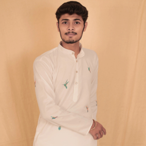 Gorrión algodón digital Kurta regular Kurta para hombres - Product Image 1