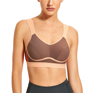 Custom Women High Support <b>Padded</b> Sports Bra Wholesale Breathable Yoga Fitness <b>Running</b> Gym Workout Activewear Bra Top - Product Image 3