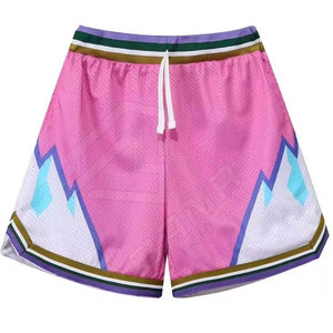 Pantalones cortos de baloncesto de algodón transpirable de alta calidad para hombre, clásicos, antiarrugas, logotipo personalizado, uso en gimnasio, técnicas sublimadas, tamaño - Product Image 1