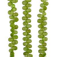 Perles de pierres précieuses en forme de larme à facettes en péridot naturel pour la fabrication de bijoux Collier Bracelet Boucle d'oreille Guérison Fabriqué