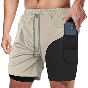 กางเกงออกกำลังกายผู้ชายดีไซน์ล่าสุด โลโก้สั่งทำได้ ระบายอากาศได้ดี ผ้าแคนวาส เอวผูกเชือก ทรงสปอร์ต สไตล์ไฮสตรีท บริการ OEM ODM - Product Image 6