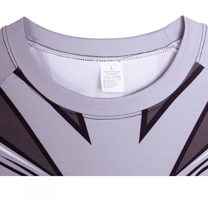 T-shirt de compression MMA personnalisé par sublimation, vêtement de Muay Thai, Rashguard BJJ, haut de grappling pour homme, Rashguard sublimé - Product Image 4