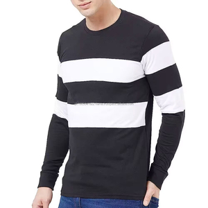 Camiseta de Punto de Manga Corta Duradera, Cómoda, de Corte Regular, Transpirable, Ecológica, de Poliéster y Algodón, Ropa Casual para Hombre, Lisa - Product Image 5