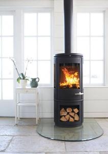 Poêle à granulés de bois moderne de qualité supérieure, foyer polyvalent et élégant pour le chauffage domestique, idéal pour les villas, autoportant, extérieur, compatible charbon/charbon de bois - Product Image 6