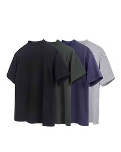 Camiseta de algodón 100% para hombre Camiseta de algodón con cuello redondo para hombre - Product Image 6