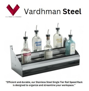 Customized Logo Stainless Steel Wall <b>Rail</b>, Single-Tier Metal <b>Rail</b>, SS <b>Shelf</b> <b>Rail</b>, One-Tier Speed <b>Rail</b>, Steel Hanging <b>Rail</b> - Product Image 2