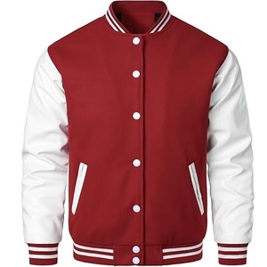 Chenille Letterman chaqueta OEM personalizado de alta calidad de los hombres de Bordado de lana caliente chaquetas universitarias Bomber Letterman Varsity chaquetas - Product Image 1