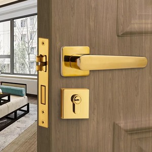 Poignée de porte argentée de qualité supérieure pour porte principale chambre ou bureau ajoute une touche de classe à tout décor contemporain indien - Product Image 3