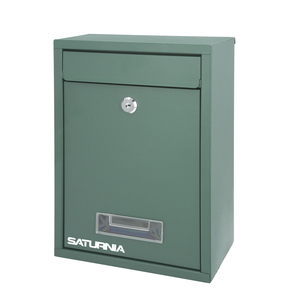 Cassetta Postale Quadrata Verde 26 x 9 x 31 (Alt.) cm. - Product Image 1