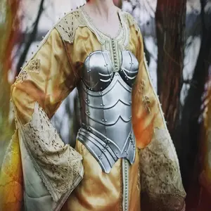 Steel Armor Corset Queen of the Lake ARMOR Female costume/Woman Knight