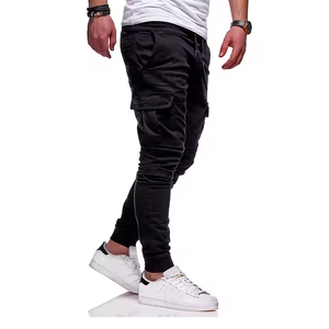 กางเกงคาร์โก้เอวยางยืดสำหรับผู้ชาย - Product Image 5