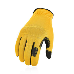 Factory Manufacturer Custom Logo Leather Mechanic <b>Gloves</b> Cold Heat Resistant Anti-Slip Waterproof for Screen Work Wear High - Product Image 5
